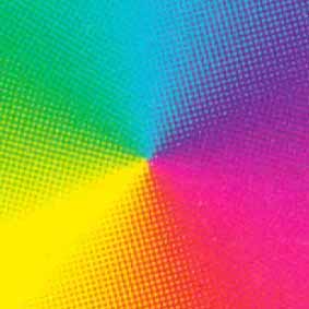 Farbkreis durch Rasterung der Grundfarben dargestellt (10 kB)